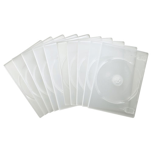 DVDトールケース（2枚収納・10枚セット・クリア） DVD-TN2-10CLN