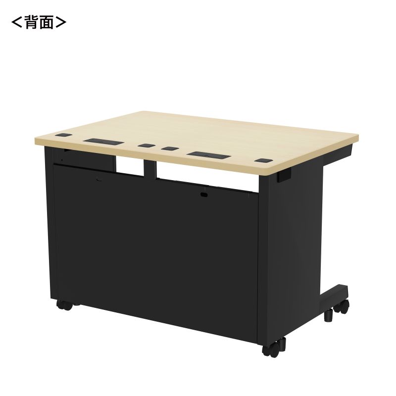 e�f�X�N ������ ���� �Z�~�I�[�_�[�f�X�N ���� �����ؖځ{�u���b�N ��100cm ���s70cm ����70cm�y�󒍐��Y�i�z