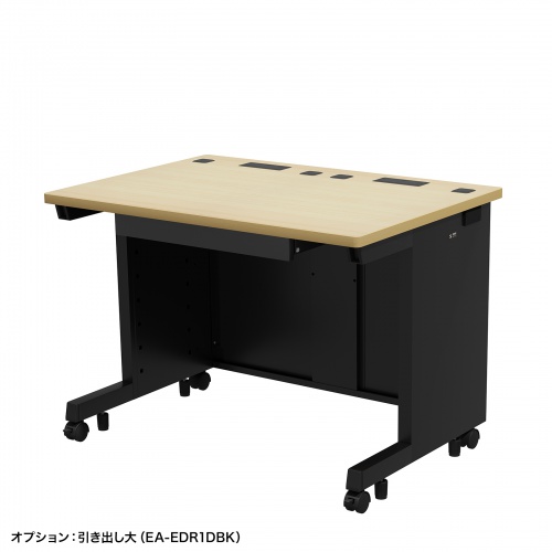 e�f�X�N ������ ���� �Z�~�I�[�_�[�f�X�N ���� �����ؖځ{�u���b�N ��100cm ���s70cm ����70cm�y�󒍐��Y�i�z