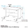 e�f�X�N ������ ���� �Z�~�I�[�_�[�f�X�N ���� �����ؖځ{�u���b�N ��100cm ���s75cm ����72cm�y�󒍐��Y�i�z