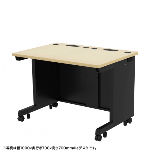 e�f�X�N ������ ���� �Z�~�I�[�_�[�f�X�N ���� �����ؖځ{�u���b�N ��100cm ���s75cm ����72cm�y�󒍐��Y�i�z