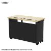 e�f�X�N ������ ���� �Z�~�I�[�_�[�f�X�N ���� �����ؖځ{�u���b�N ��105cm ���s50cm ����70cm�y�󒍐��Y�i�z