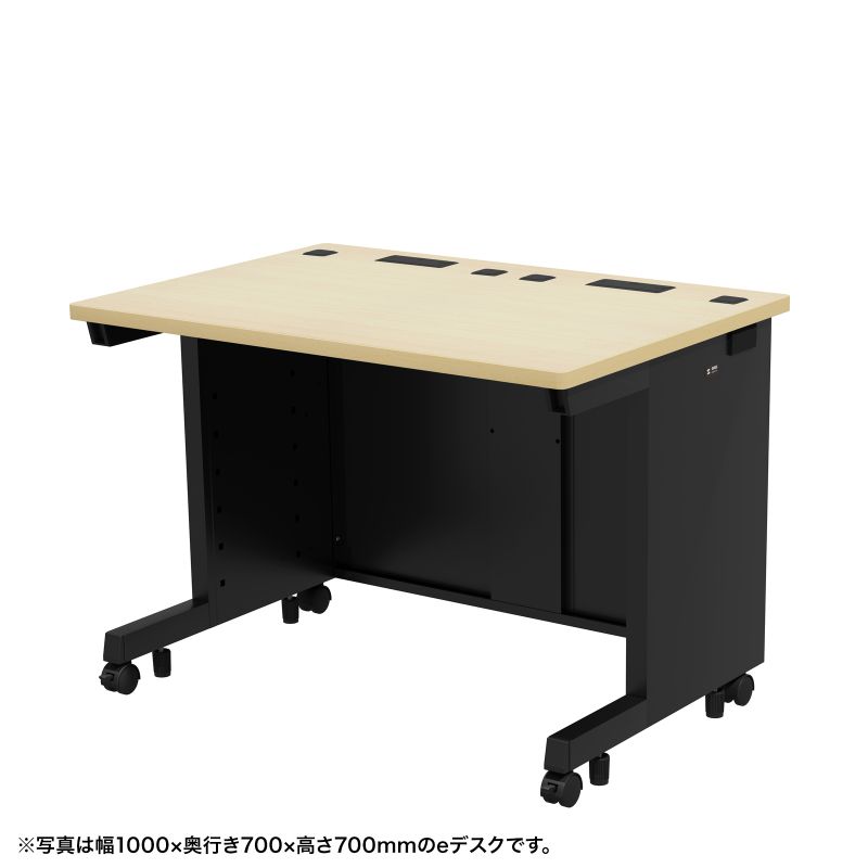 e�f�X�N ������ ���� �Z�~�I�[�_�[�f�X�N ���� �����ؖځ{�u���b�N ��105cm ���s65cm ����72cm�y�󒍐��Y�i�z