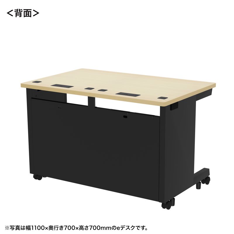 e�f�X�N ������ ���� �Z�~�I�[�_�[�f�X�N ���� �����ؖځ{�u���b�N ��110cm ���s65cm ����70cm�y�󒍐��Y�i�z