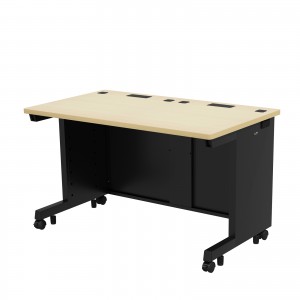 e�f�X�N ������ ���� �Z�~�I�[�_�[�f�X�N ���� �����ؖځ{�u���b�N ��120cm ���s70cm ����70cm�y�󒍐��Y�i�z