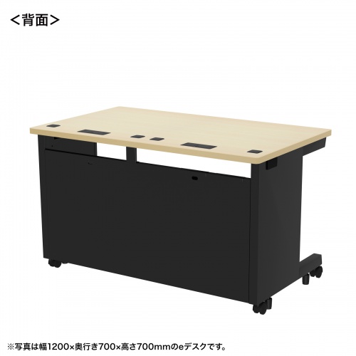 e�f�X�N ������ ���� �Z�~�I�[�_�[�f�X�N ���� �����ؖځ{�u���b�N ��125cm ���s75cm ����72cm�y�󒍐��Y�i�z