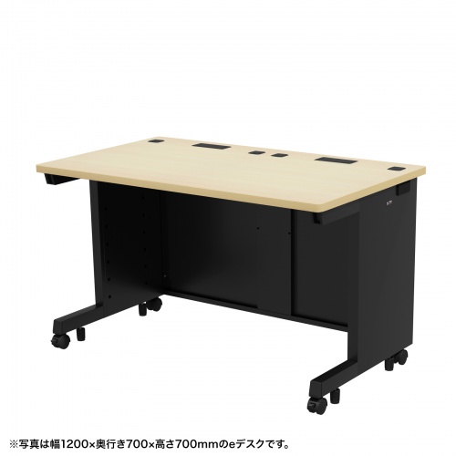 e�f�X�N ������ ���� �Z�~�I�[�_�[�f�X�N ���� �����ؖځ{�u���b�N ��125cm ���s75cm ����72cm�y�󒍐��Y�i�z