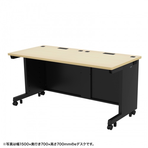 ハンドメイド　コンパクトデスク　オーダー受け付けます。 eデスク 事務机 平机 セミオーダーデスク 特注 薄い木目＋