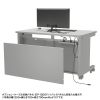 e�f�X�N �I�t�B�X�f�X�N ������ ���� �Z�~�[�I�[�_�[�f�X�N ���� �O���[ ��180cm ���s80cm ����70cm