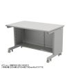 e�f�X�N �I�t�B�X�f�X�N ������ ���� �Z�~�[�I�[�_�[�f�X�N ���� �O���[ ��180cm ���s80cm ����70cm