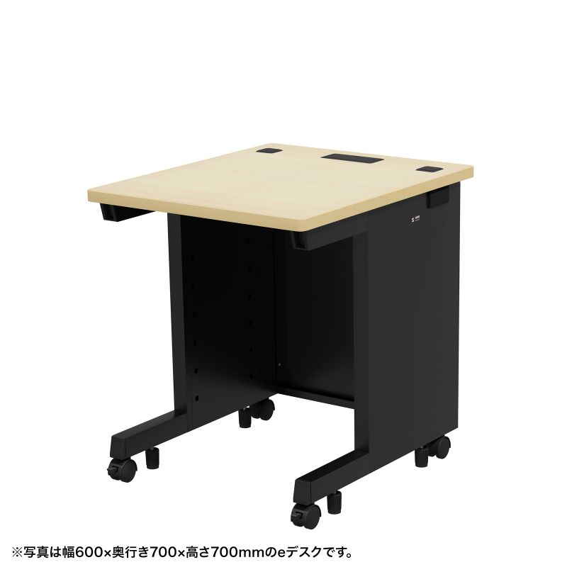 e�f�X�N ������ ���� �Z�~�I�[�_�[�f�X�N ���� �����ؖځ{�u���b�N ��65cm ���s70cm ����72cm�y�󒍐��Y�i�z