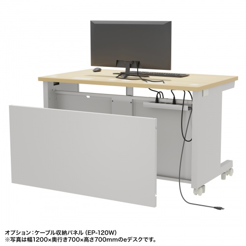 eデスク(グレー)W1000xD650xH700 ED-SK10065GY eデスク(グレー)W1000xD650xH700 ED-SK10065GY