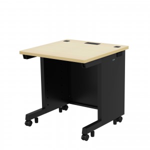 e�f�X�N ������ ���� �Z�~�I�[�_�[�f�X�N ���� �����ؖځ{�u���b�N ��70cm ���s70cm ����70cm�y�󒍐��Y�i�z