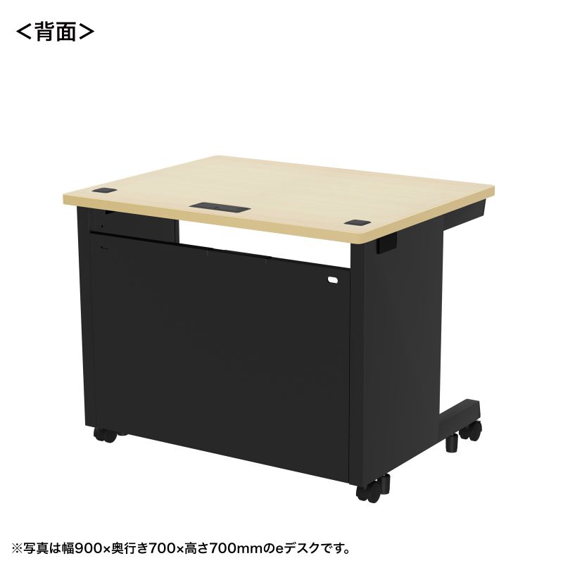 e�f�X�N ������ ���� �Z�~�I�[�_�[�f�X�N ���� �����ؖځ{�u���b�N ��90cm ���s60cm ����70cm�y�󒍐��Y�i�z