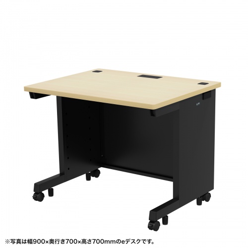 e�f�X�N ������ ���� �Z�~�I�[�_�[�f�X�N ���� �����ؖځ{�u���b�N ��90cm ���s60cm ����70cm�y�󒍐��Y�i�z