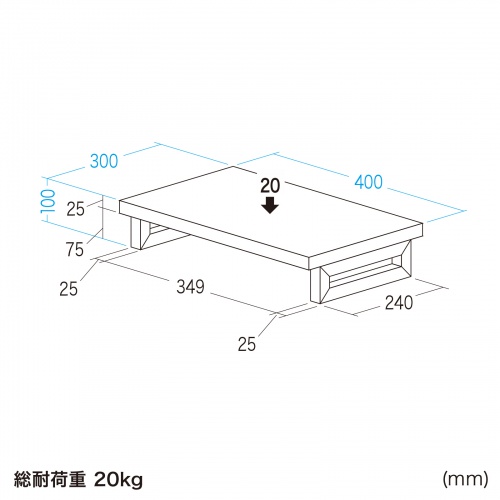 e���j�^�� ���j�^�[�� ����� �Z�~�I�[�_�[ ���� �p�r �����ؖړV�� ��40cm ���s30cm ����10cm�y�󒍐��Y�i�z