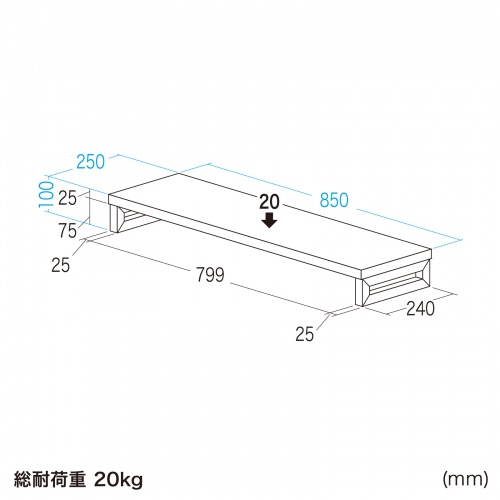 e���j�^�� ���j�^�[�� ����� �Z�~�I�[�_�[ ���� �p�r �Z���ؖړV�� ��85cm ���s25cm ����10cm�y�󒍐��Y�i�z