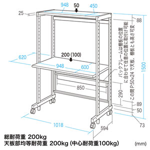 eラック ER-100Cの販売商品 |通販ならサンワダイレクト