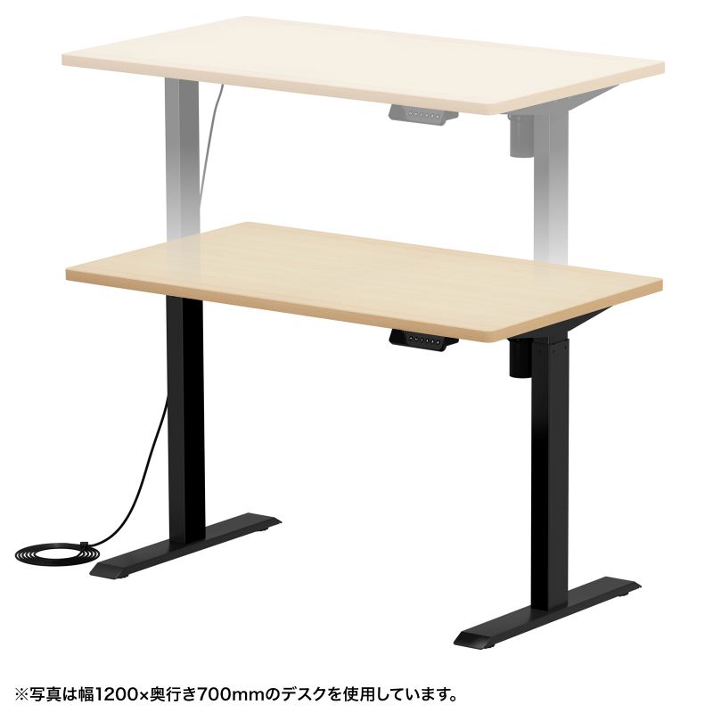 e�d�����~�f�X�N ������ ���� �Z�~�I�[�_�[�f�X�N ���� �����ؖځ{�u���b�N ��115cm ���s65cm�y�󒍐��Y�i�z