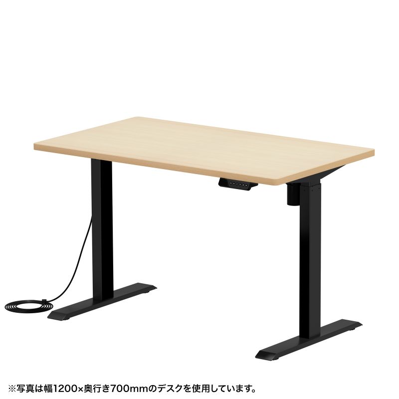 e�d�����~�f�X�N ������ ���� �Z�~�I�[�_�[�f�X�N ���� �����ؖځ{�u���b�N ��125cm ���s70cm�y�󒍐��Y�i�z