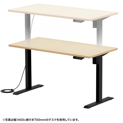 e�d�����~�f�X�N ������ ���� �Z�~�I�[�_�[�f�X�N ���� �����ؖځ{�u���b�N ��140cm ���s65cm�y�󒍐��Y�i�z