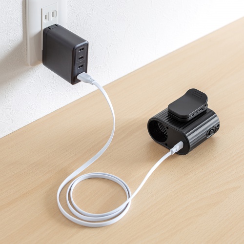 2WAY�x���g�t�@�� USB��@ �E�G�X�g�t�@�� ���ő̓d�r �������t�@�� ������ 100�i�K���� ������/�񂩂� �ȈՋ󒲍�ƕ� ���^ ���S LED�c�ʕ\�� USB-C�[�d �u���b�N