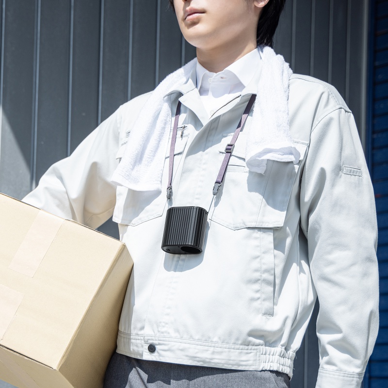 2WAY�x���g�t�@�� USB��@ �E�G�X�g�t�@�� ���ő̓d�r �������t�@�� ������ 100�i�K���� ������/�񂩂� �ȈՋ󒲍�ƕ� ���^ ���S LED�c�ʕ\�� USB-C�[�d �u���b�N