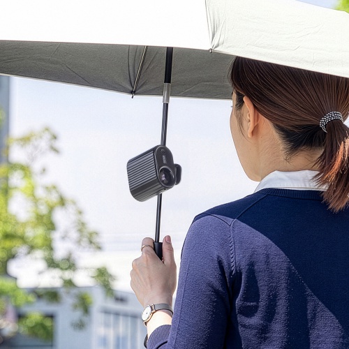 2WAY�x���g�t�@�� USB��@ �E�G�X�g�t�@�� ���ő̓d�r �������t�@�� ������ 100�i�K���� ������/�񂩂� �ȈՋ󒲍�ƕ� ���^ ���S LED�c�ʕ\�� USB-C�[�d �u���b�N