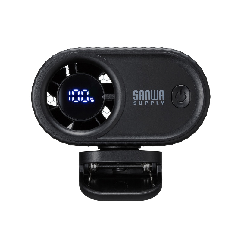 2WAY�x���g�t�@�� USB��@ �E�G�X�g�t�@�� ���ő̓d�r �������t�@�� ������ 100�i�K���� ������/�񂩂� �ȈՋ󒲍�ƕ� ���^ ���S LED�c�ʕ\�� USB-C�[�d �u���b�N