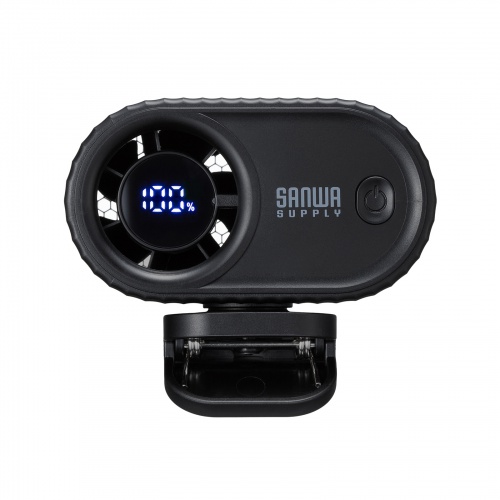 2WAY�x���g�t�@�� USB��@ �E�G�X�g�t�@�� ���ő̓d�r �������t�@�� ������ 100�i�K���� ������/�񂩂� �ȈՋ󒲍�ƕ� ���^ ���S LED�c�ʕ\�� USB-C�[�d �u���b�N