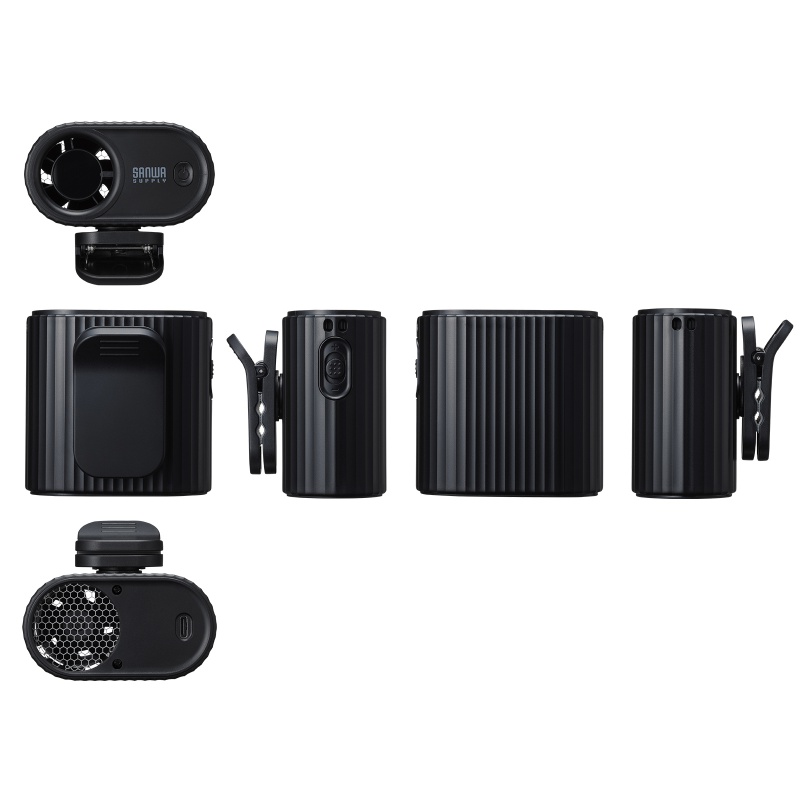 2WAY�x���g�t�@�� USB��@ �E�G�X�g�t�@�� ���ő̓d�r �������t�@�� ������ 100�i�K���� ������/�񂩂� �ȈՋ󒲍�ƕ� ���^ ���S LED�c�ʕ\�� USB-C�[�d �u���b�N