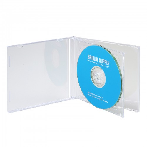 Blu-ray・DVD・CDケース（2枚収納タイプ・5枚セット） FCD-22CLN2
