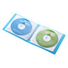CD・DVD収納ケース(ファイルケース・12枚収納・インデックス付き・ブルー)