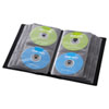 ブルーレイディスク対応ファイルケース（128枚収納・ブラック）