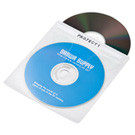 CD/DVD不織布ケース（ブルーレイディスク対応・50枚入り・ホワイト）