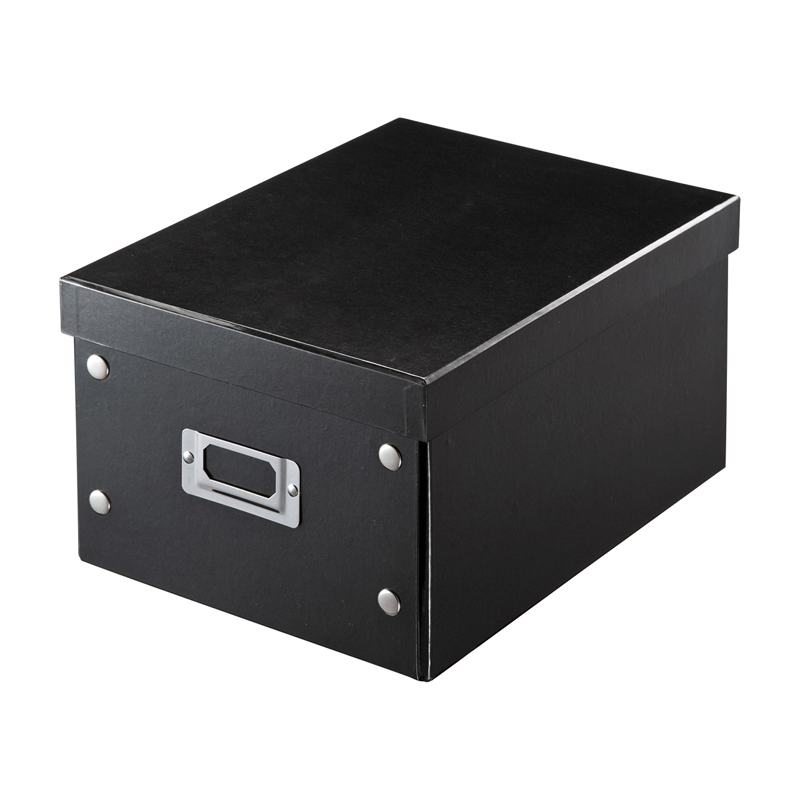 Dvd 収納ボックス 組み立て式 W210mm ブラック Fcd Mt4bkの販売商品 通販ならサンワダイレクト
