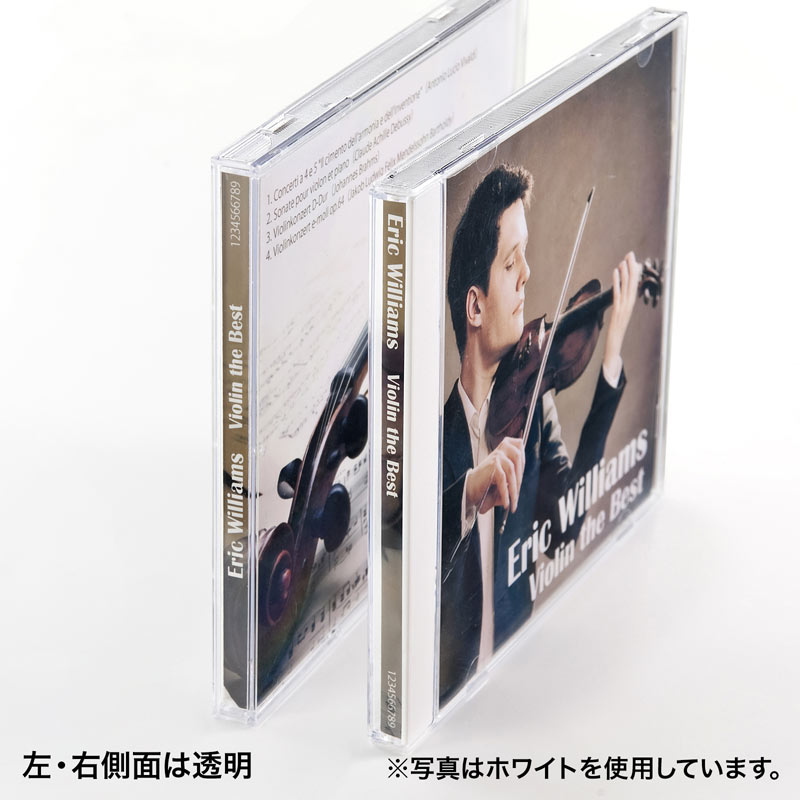 Blu-ray・DVD・CDケース（30枚セット・クリア） FCD-PN30CLN