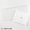 Blu-ray・DVD・CDケース（30枚セット・ホワイト） FCD-PN30WN