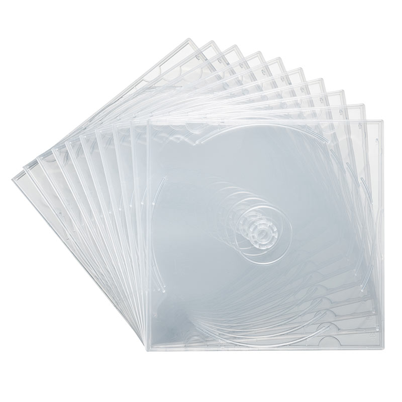  サンワサプライ DVD・CDファイルケース(12枚収納・クリア) FCD-FL12CLX10