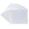 Blu-ray・DVD・CDケース（スリムタイプ・10枚セット・ホワイト） FCD-PU10MWN