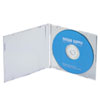 Blu-ray・DVD・CDケース（スリムタイプ・50枚セット・クリア・省スペース）