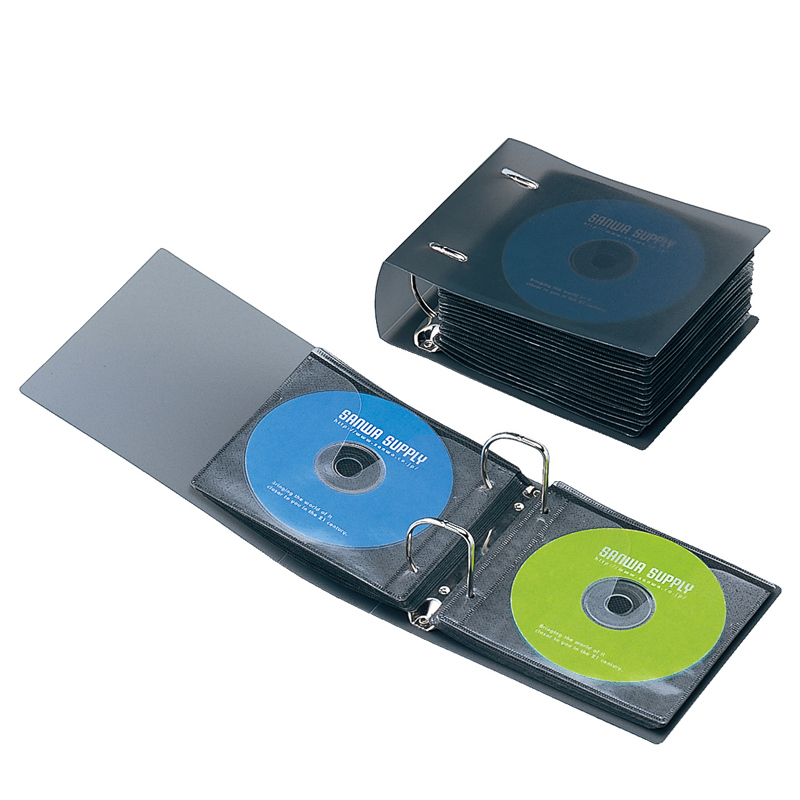 Dvd Cdリング式ファイルケース 36枚対応 ブラック 2個セット Fcd Rg36bkの販売商品 通販ならサンワダイレクト