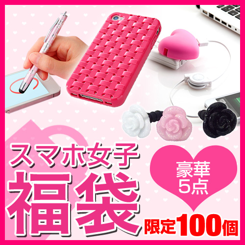 スマホ女子福袋 限定100個 Fukuwoman01の販売商品 通販ならサンワダイレクト
