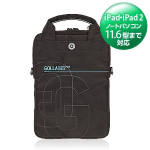 【わけあり在庫処分】 ノートパソコン対応ショルダーバッグ 「GOLLA Laptop Bags UNIT」 11.6型対応・ブラウン G1124