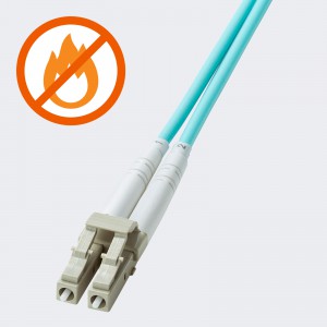 エレコム 光ファイバーケーブル マルチモード 1G LC-LC 5m (1本) 品番：OC-LCLC5/5 : エレコム 光ファイバーケーブル マルチモード 1G LC