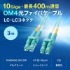 ���t�@�C�o�P�[�u�� OM4 10GBASE-SR/SW�K�i 10Gbps �}���`���[�h LC�~2-LC�~2 ���K�l�^ 2�c 50��m �V���[�g�u�[�c 3m