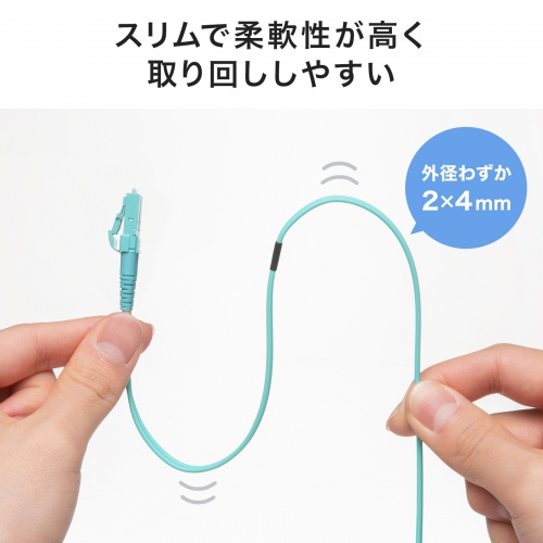 ���t�@�C�o�P�[�u�� OM4 10GBASE-SR/SW�K�i 10Gbps �}���`���[�h LC�~2-LC�~2 ���K�l�^ 2�c 50��m �V���[�g�u�[�c 10m