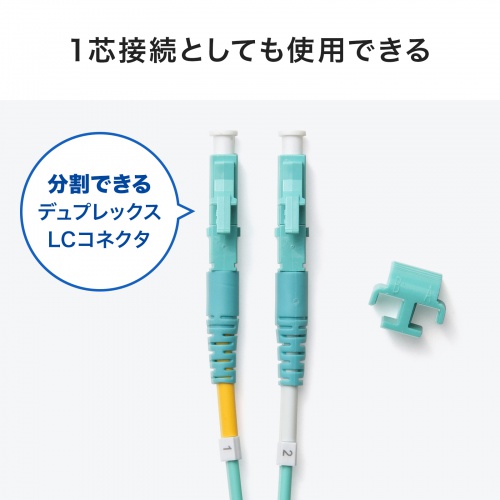 ���t�@�C�o�P�[�u�� OM4 10GBASE-SR/SW�K�i 10Gbps �}���`���[�h LC�~2-LC�~2 ���K�l�^ 2�c 50��m �V���[�g�u�[�c 10m