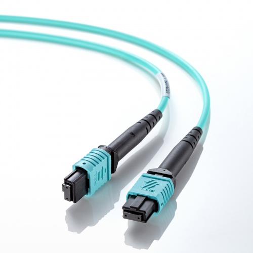 MPO���t�@�C�o�P�[�u�� �}���`���[�h 50��m OM3 MPO-MPO 12�c B�z�� 5m