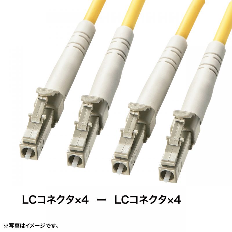 �h�����o�X�g���t�@�C�o�P�[�u�� OM3 10GBASE-SR/SW�K�i 10Gbps �}���`���[�h 50��m 4�c ���[LC�~4 PBT�`���[�u 5m